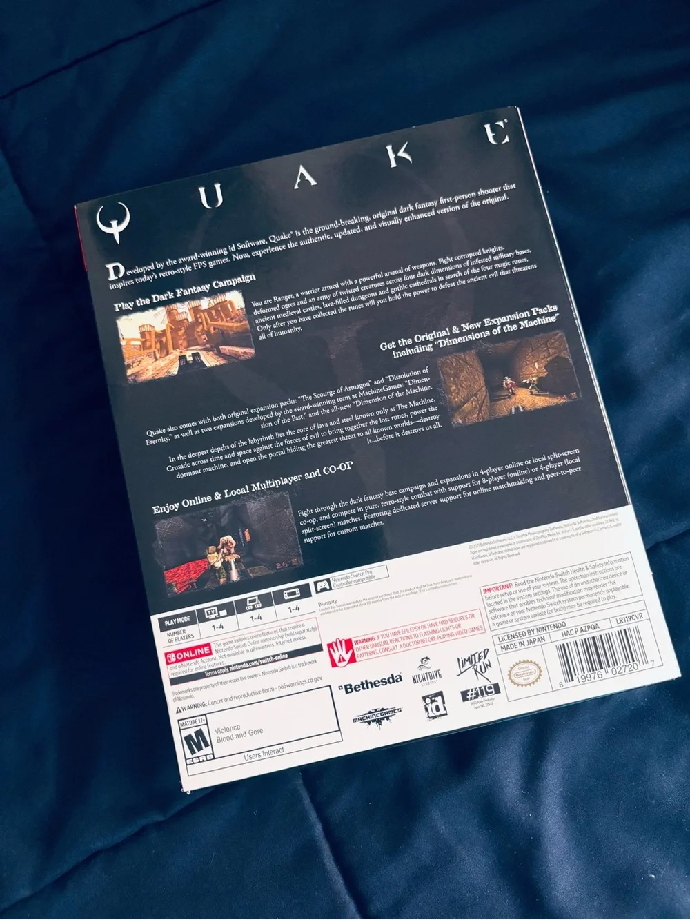 Nintendo Switch quake deluxe